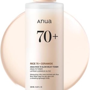 ANUA  Rice 70 Glow Milky Toner - 250ml