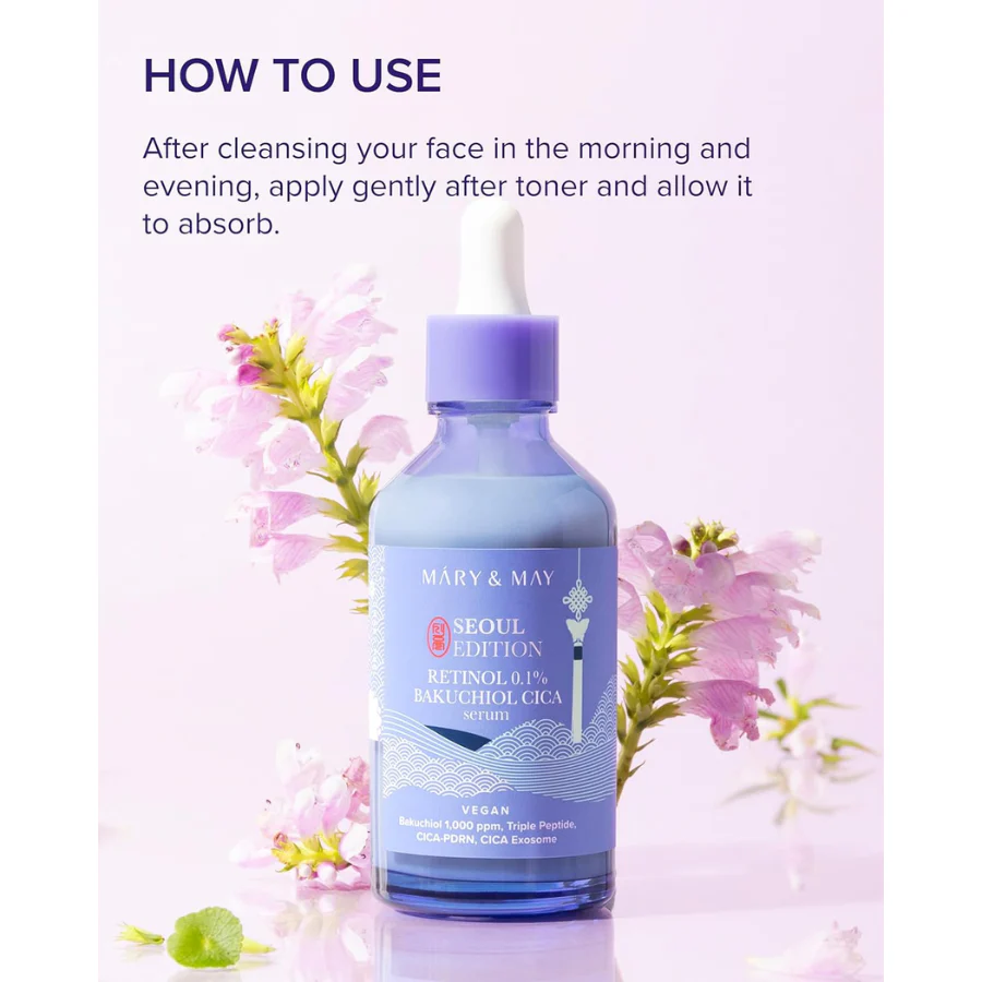 5_d5c77672-7454-43b0-b305-b14b45b53821 MARYMAY Retinol 0.1% backuchol CICA Serum 80 ml - Image 3