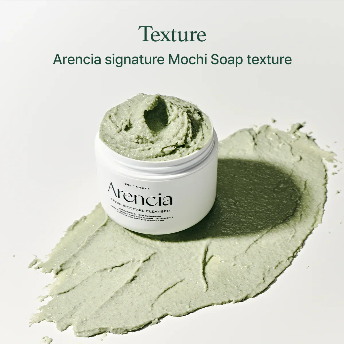 arencia ARENCIA Fresh Green Rice Mochi Cleanser - Image 4