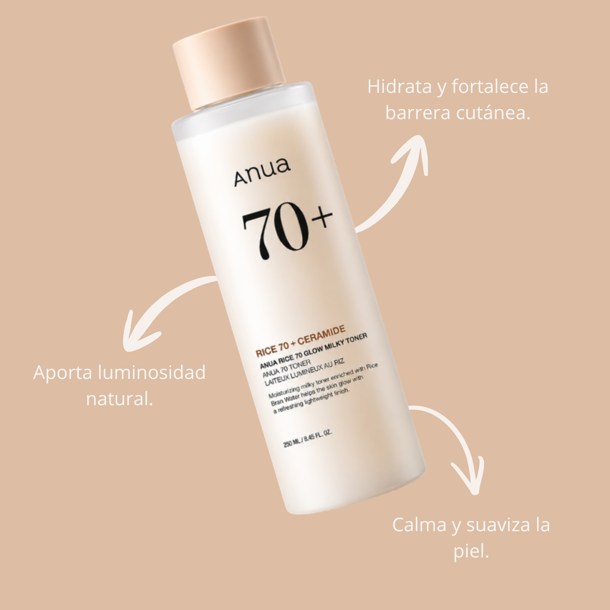 anua rice 70 glow milky toner 250ml anua rice 70 glow milky toner 250ml