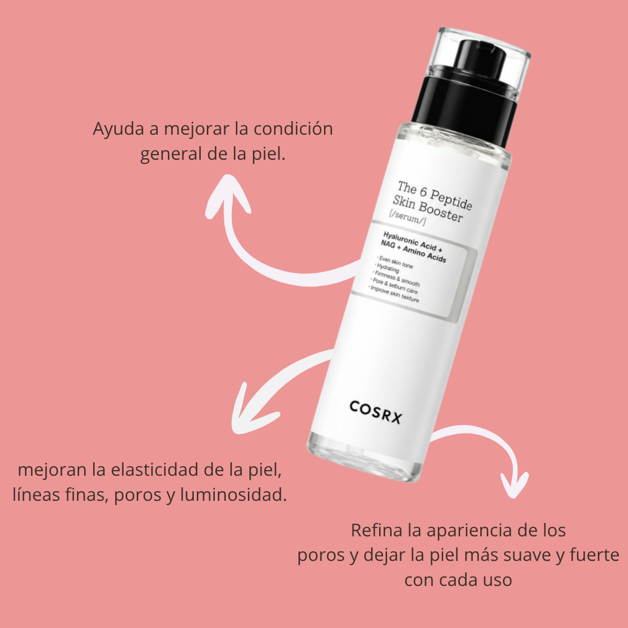 cosrx the 6 peptide skin booster Ác. hyaluronico + nag + aminoacidos (150 ml) cosrx the 6 peptide skin booster Ác. hyaluronico + nag + aminoacidos (150 ml)