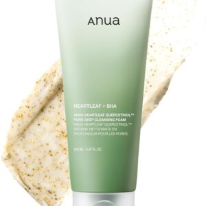 anua heartleaf quercetinol pore deep cleasing foam