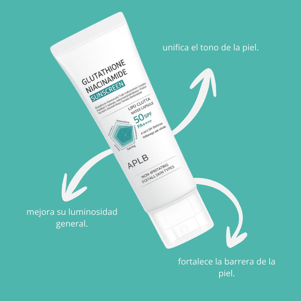 aplb glutathione niacinamide sunscreen (40ml) aplb glutathione niacinamide sunscreen (40ml)