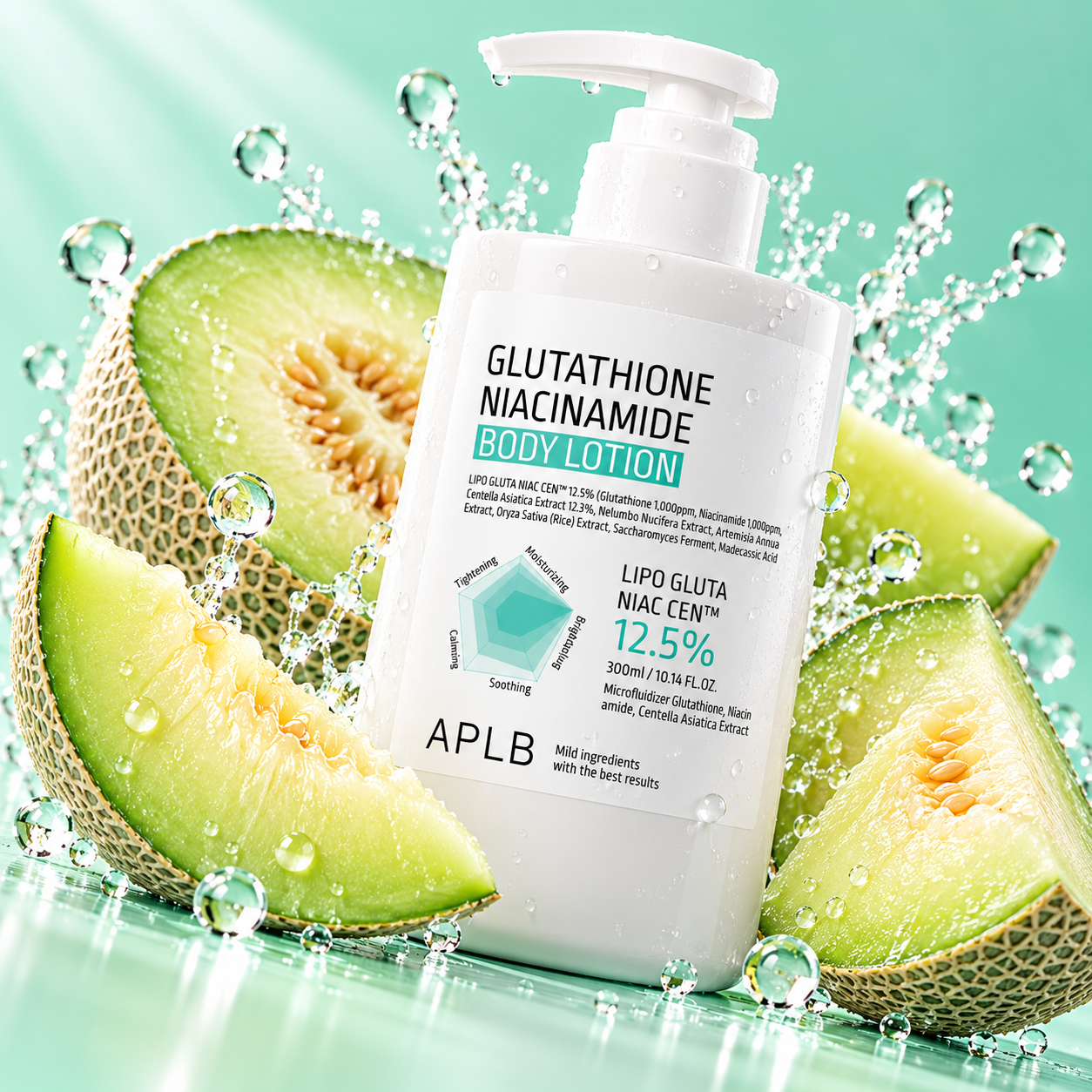 aplb glutathione niacinamide body lotion (300ml) aplb glutathione niacinamide body lotion (300ml)
