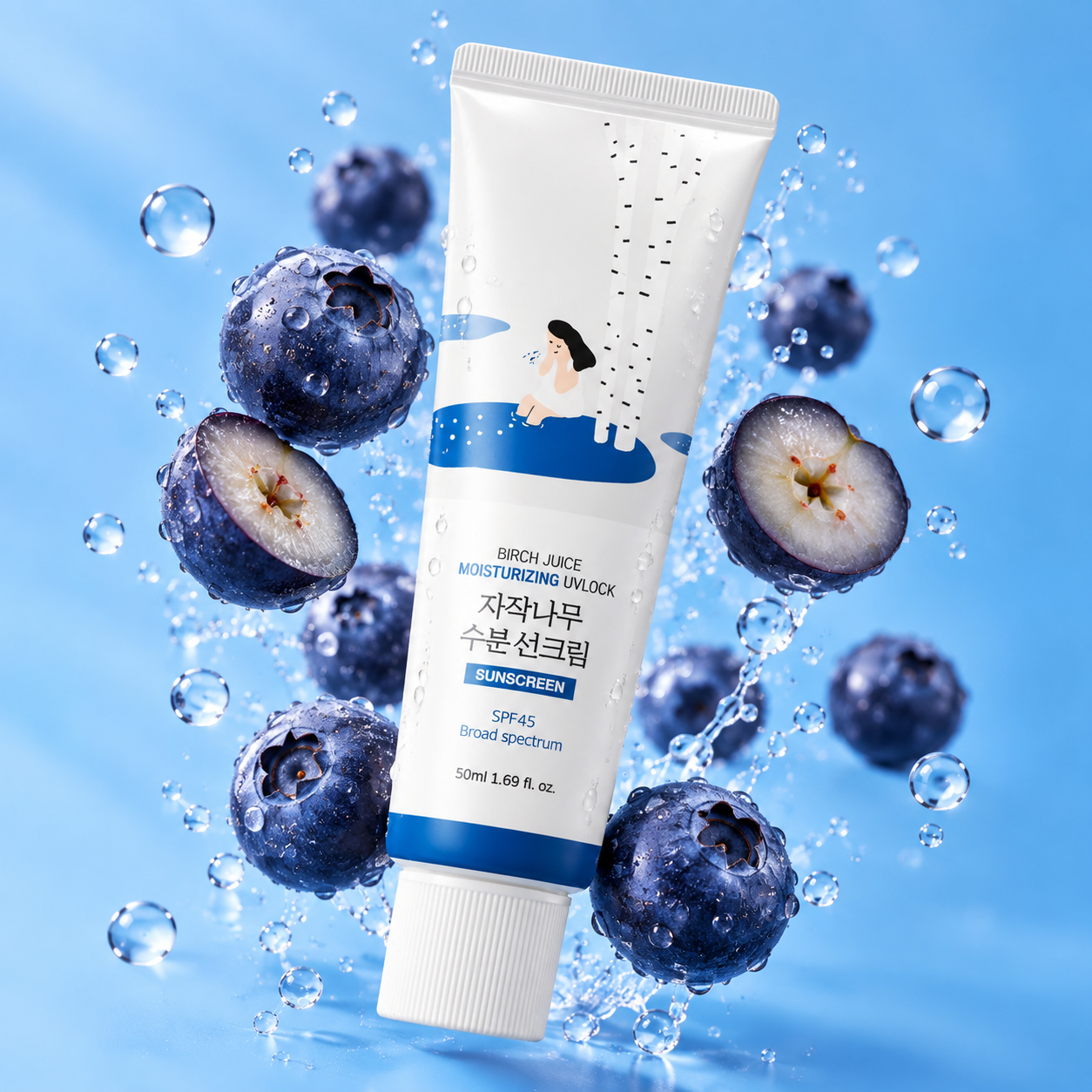 round lab birch juice moisturizing sunscreen spf 50+ pa ++++ (50ml) round lab birch juice moisturizing sunscreen spf 50+ pa ++++ (50ml)