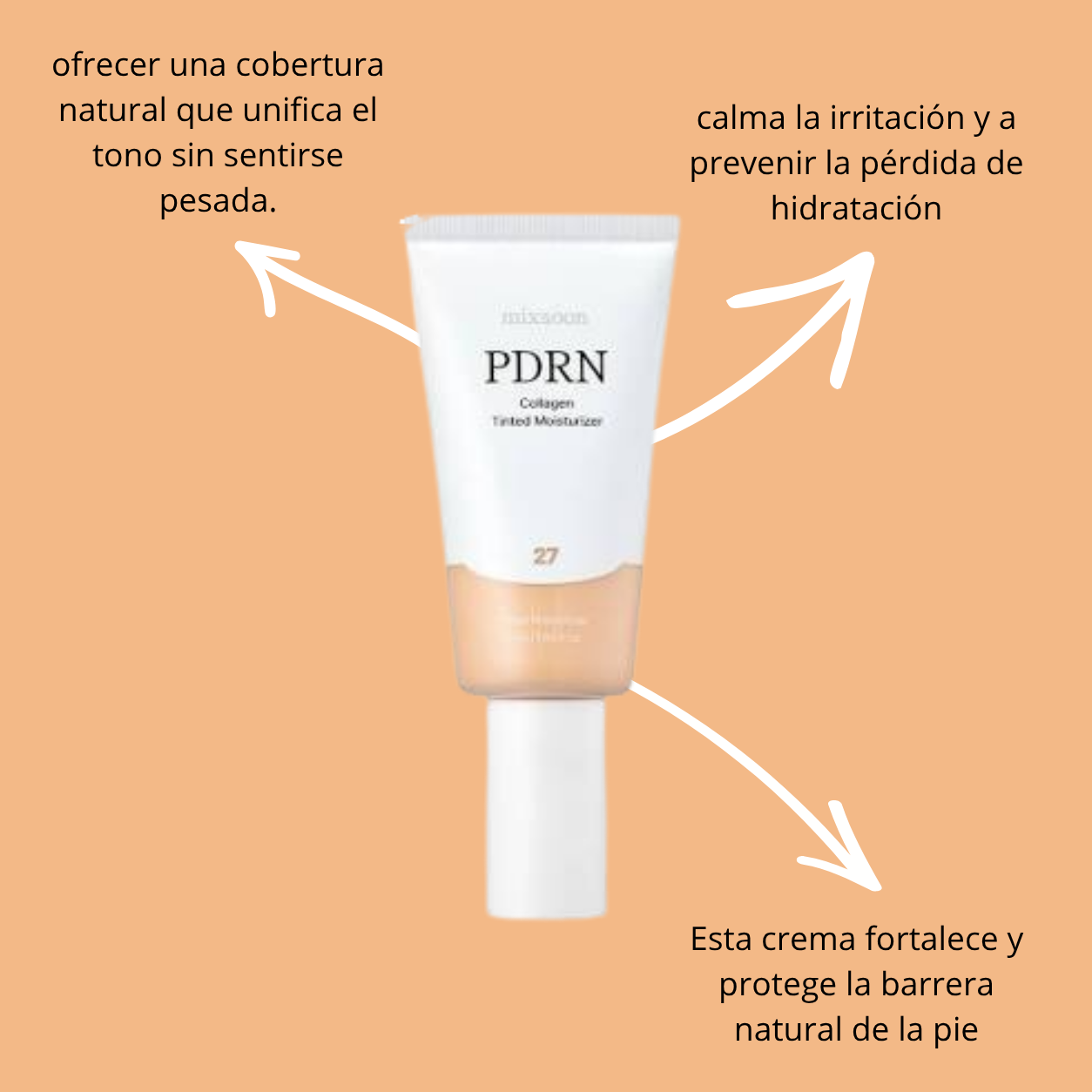 mixsoon pdnr collagen tinted moisturizer 27 mixsoon pdnr collagen tinted moisturizer 27